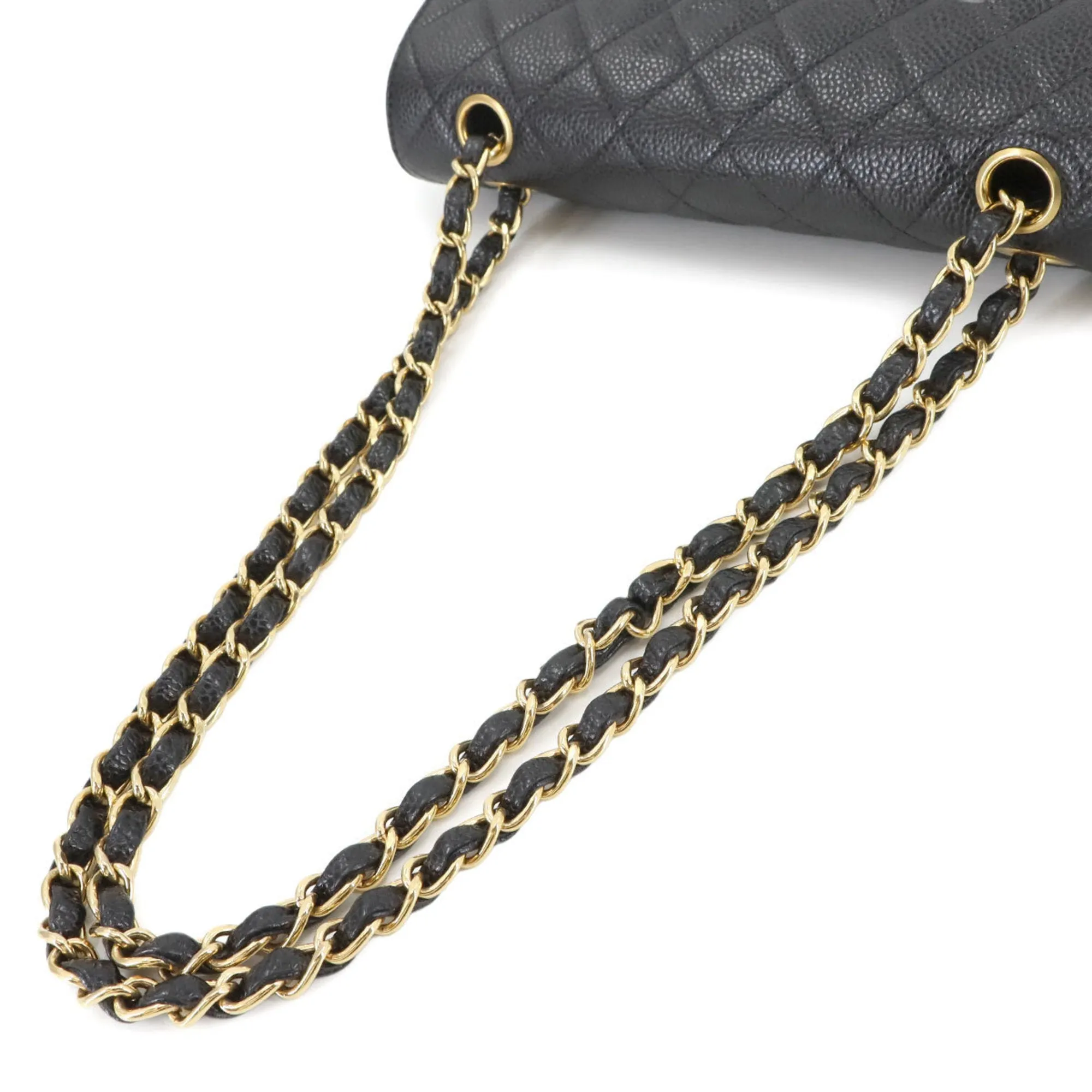 Chanel Grained Calfskin Shoulder Bag (Pre-Owned)