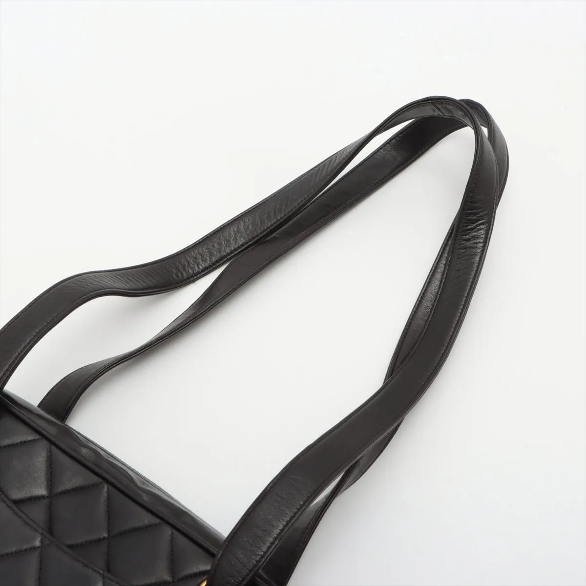 Chanel Lambskin  Shoulder Bag Black G  3rd