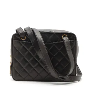 Chanel Lambskin  Shoulder Bag Black G  3rd