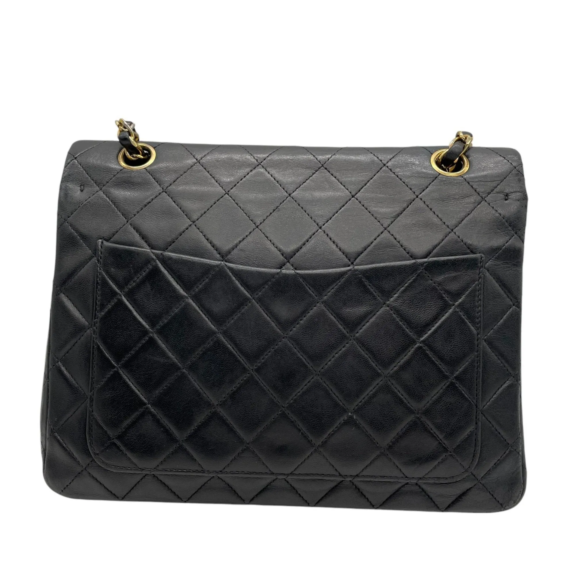 Chanel Leather Handbag Shoulder Bag (Pre-Owned)