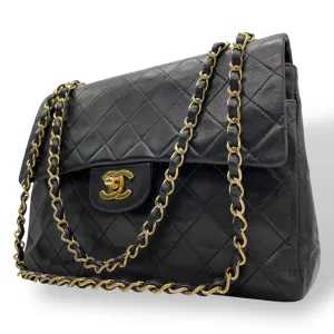 Chanel Leather Handbag Shoulder Bag (Pre-Owned)