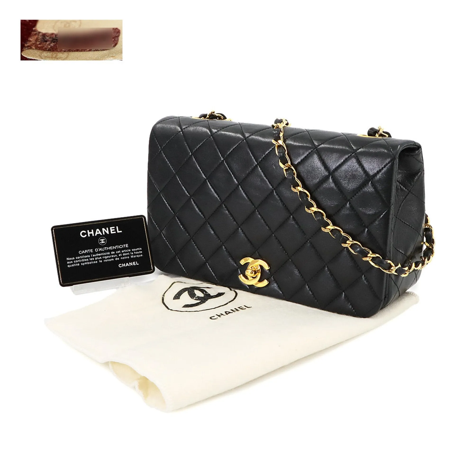 Chanel Leather Shoulder Bag (Pre-Owned)