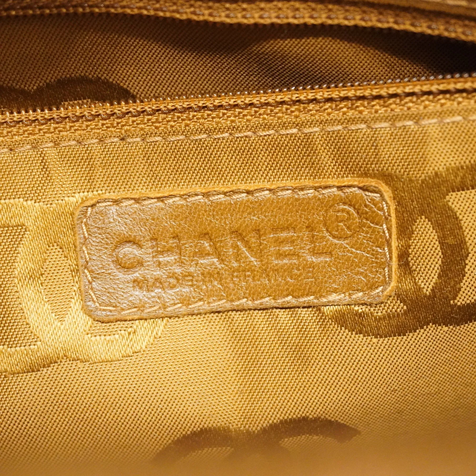 CHANEL   Matelasse Shoulder Bag Women's Suede Brown