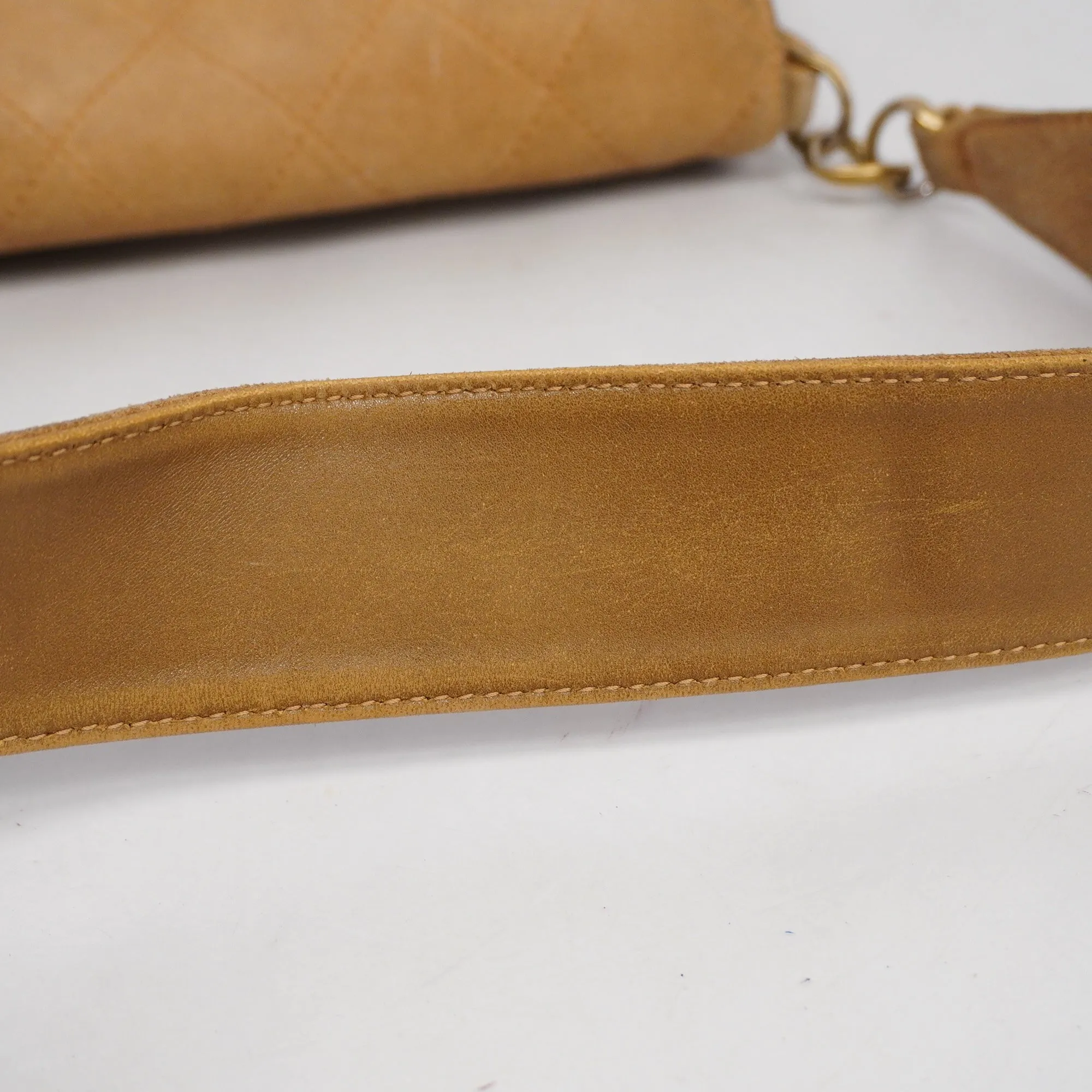 CHANEL   Matelasse Shoulder Bag Women's Suede Brown