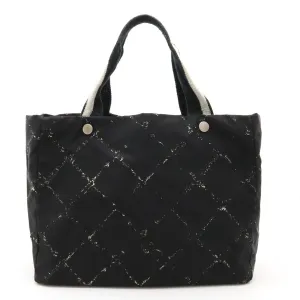 Chanel  Travel Line Tote MM Tooth Bag Shoulder Bag Shoulder Bag Nylon Black Red Red Silver Gold  Blumin