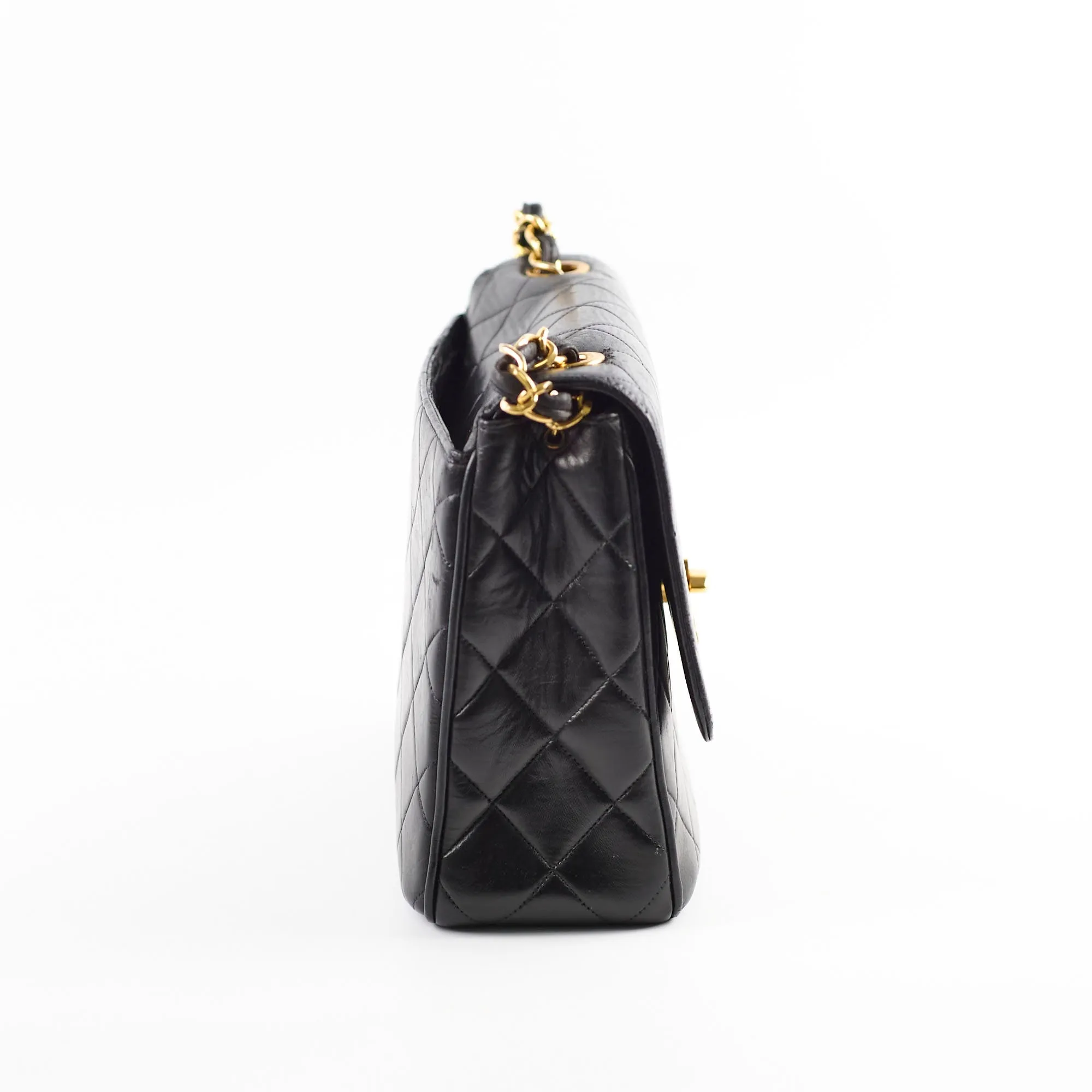 Chanel Vintage Square Shoulder Bag Lambskin (3 Series)