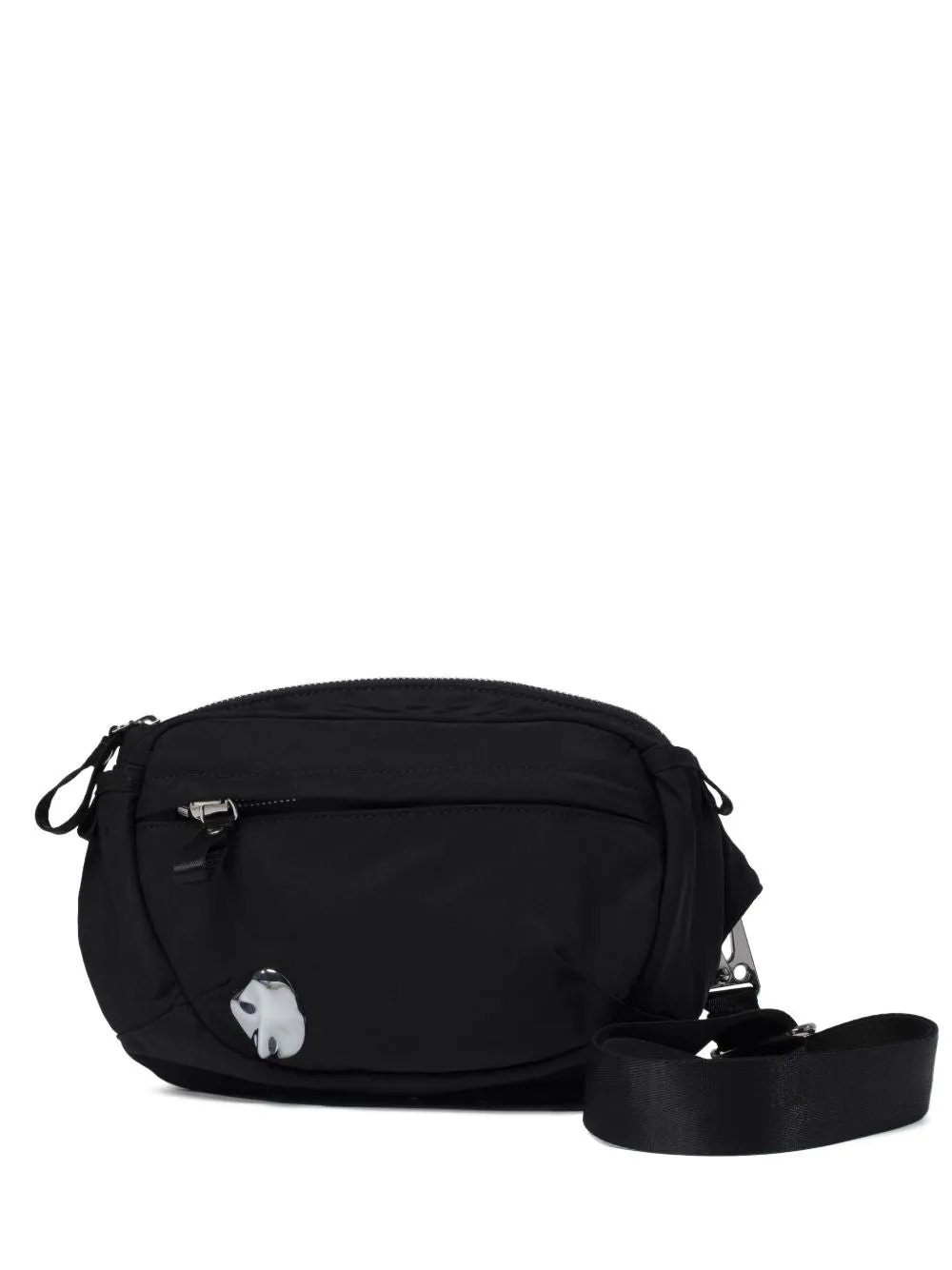 Charm-Detail Satchel Bag