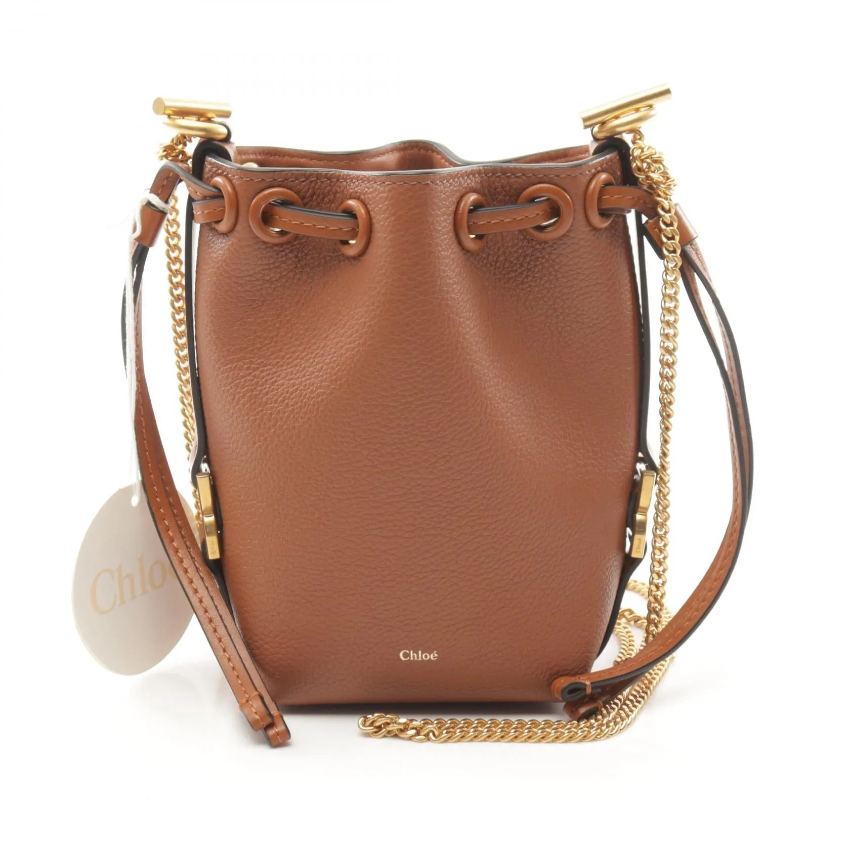 Chloe Marcie Micro Leather Bucket Shoulder Bag