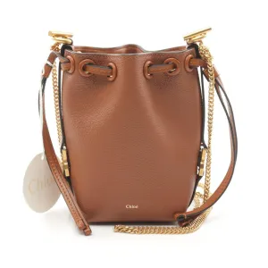 Chloe Marcie Micro Leather Bucket Shoulder Bag
