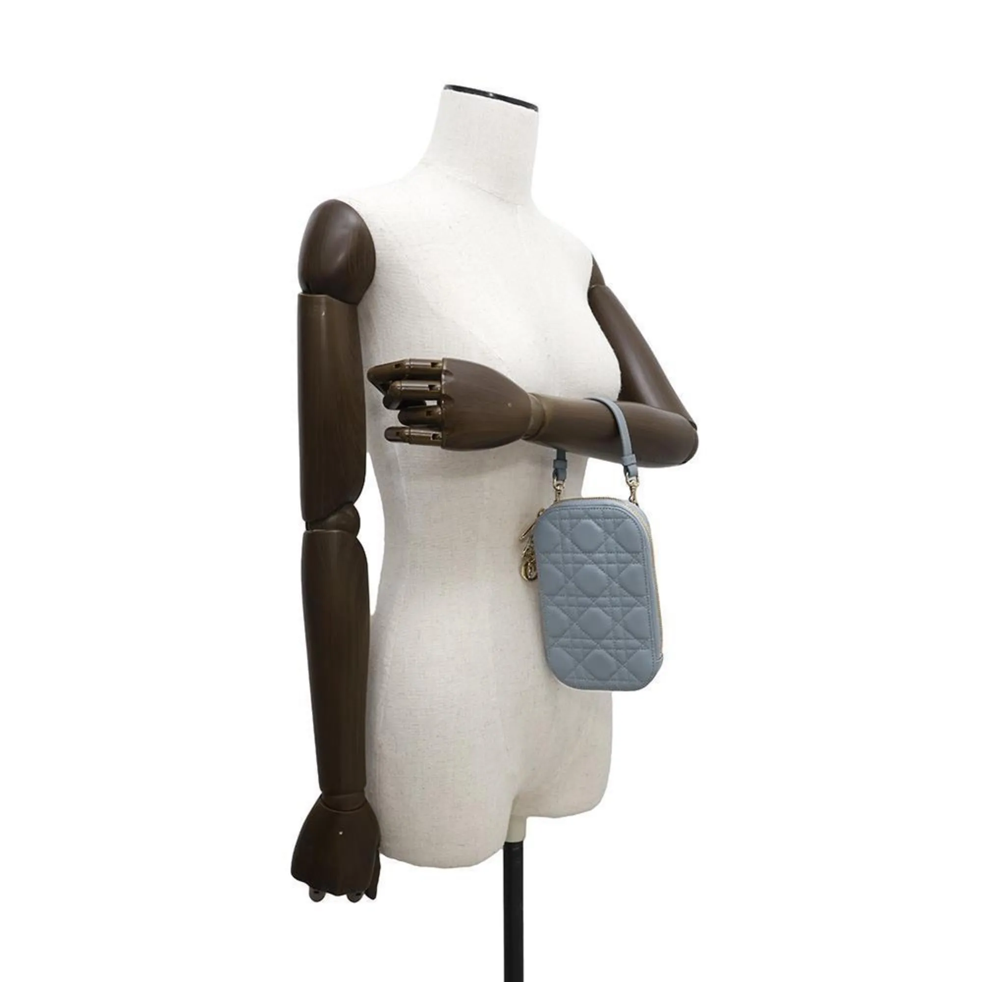 Christian Dior Lady Dior Leather Shoulder Bag (Pre-Owned)