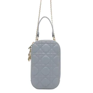 Christian Dior Lady Dior Leather Shoulder Bag (Pre-Owned)