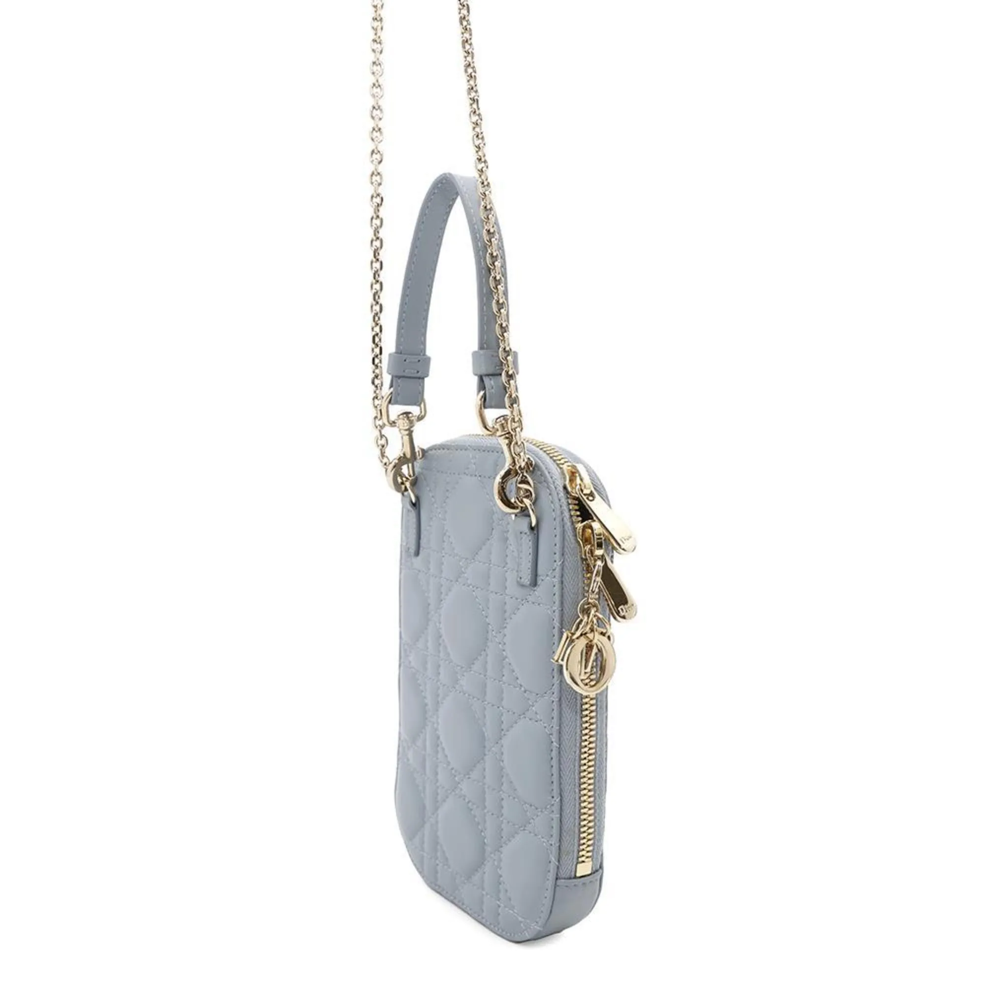 Christian Dior Lady Dior Leather Shoulder Bag (Pre-Owned)