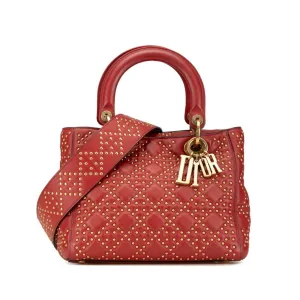Christian Dior Leather Handbag Shoulder Bag (Pre-Owned)