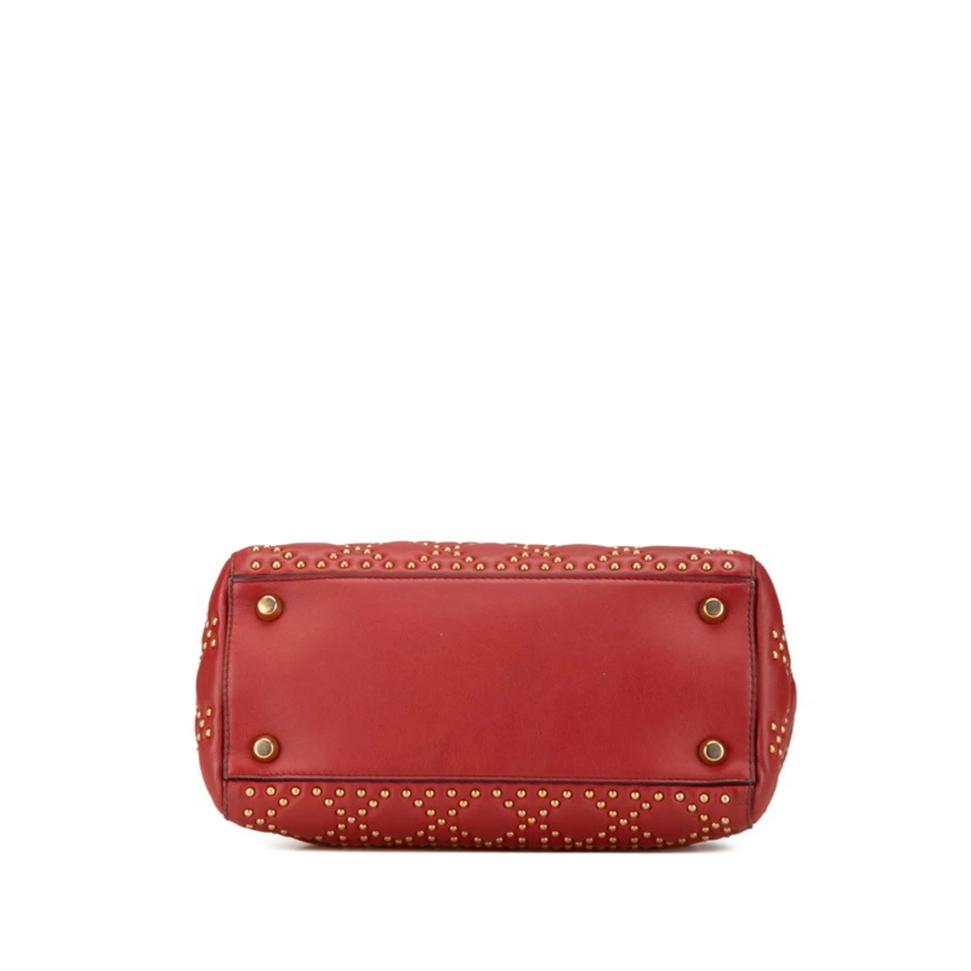 Christian Dior Leather Handbag Shoulder Bag (Pre-Owned)