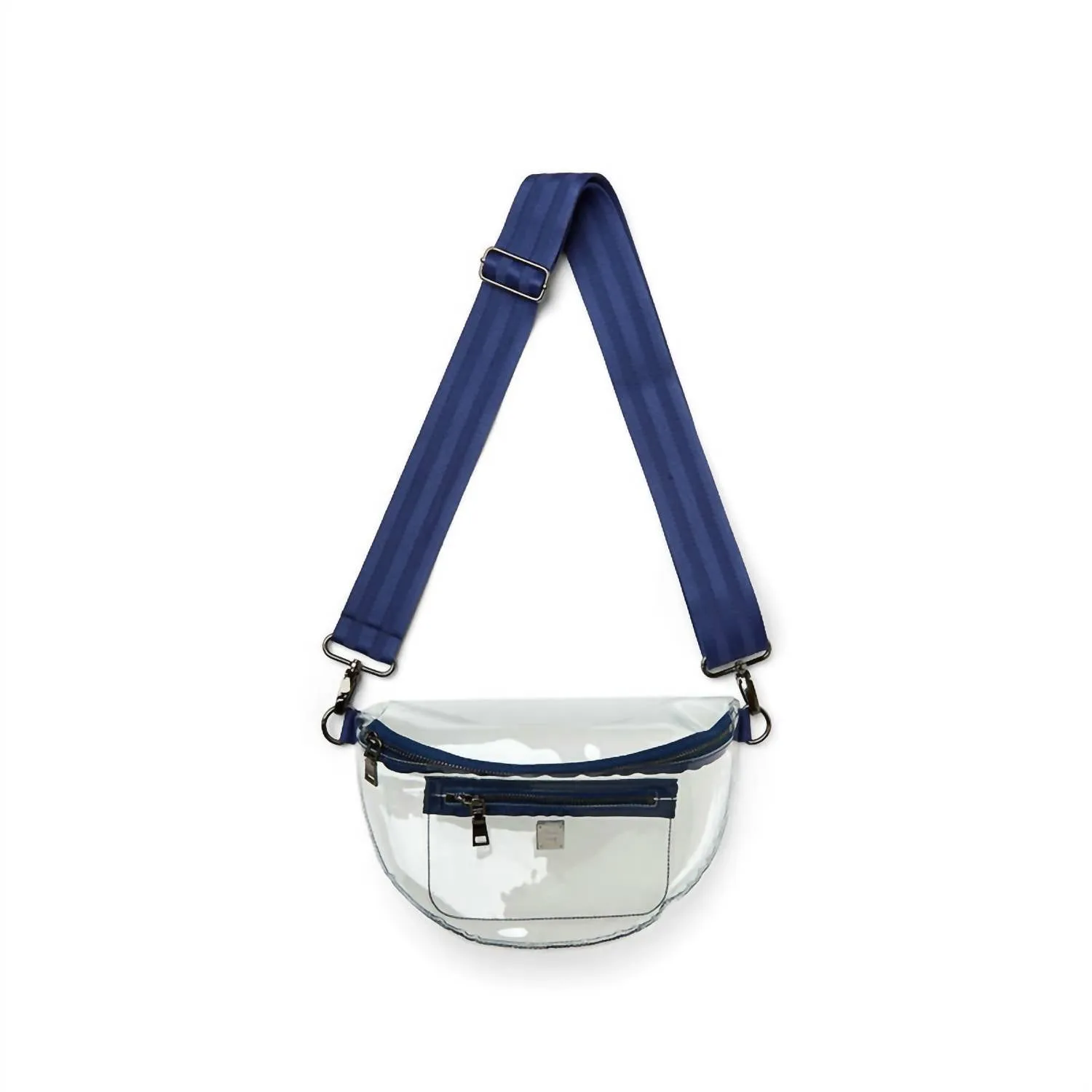 Clear Stadium Bag In Navy