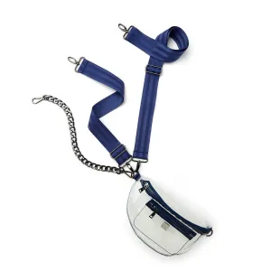 Clear Stadium Bag In Navy