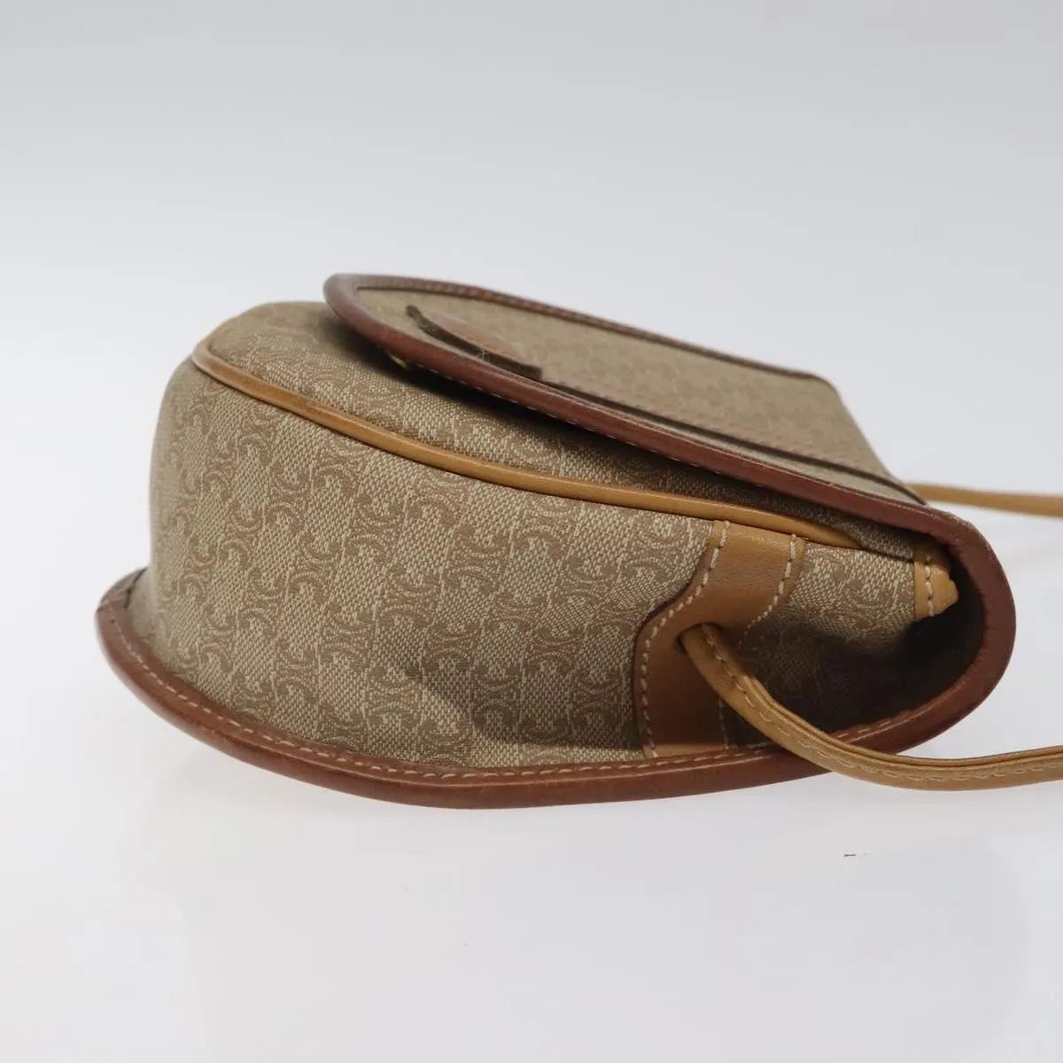 Cline Macadam Canvas Shoulder Bag (Pre-Owned)