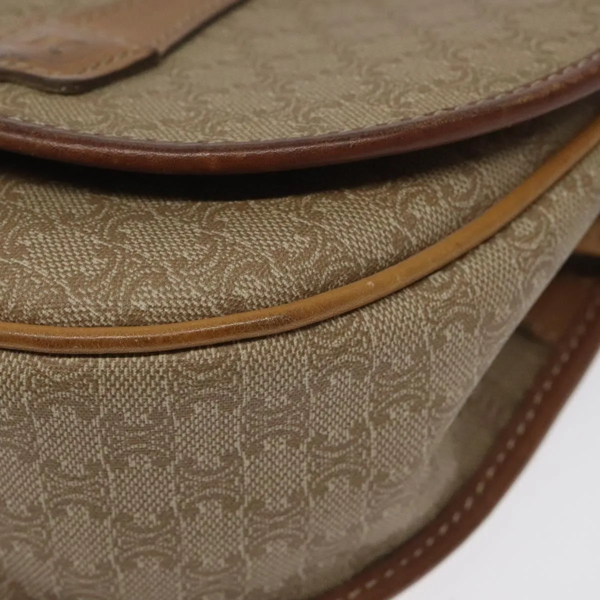 Cline Macadam Canvas Shoulder Bag (Pre-Owned)