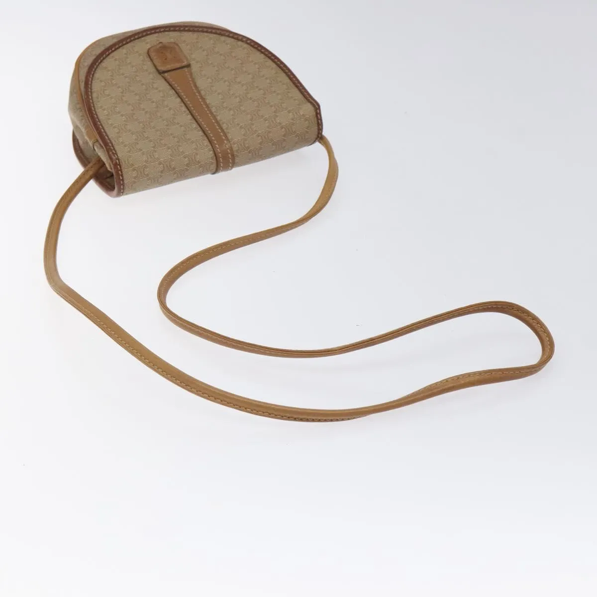 Cline Macadam Canvas Shoulder Bag (Pre-Owned)