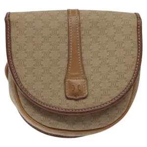 Cline Macadam Canvas Shoulder Bag (Pre-Owned)