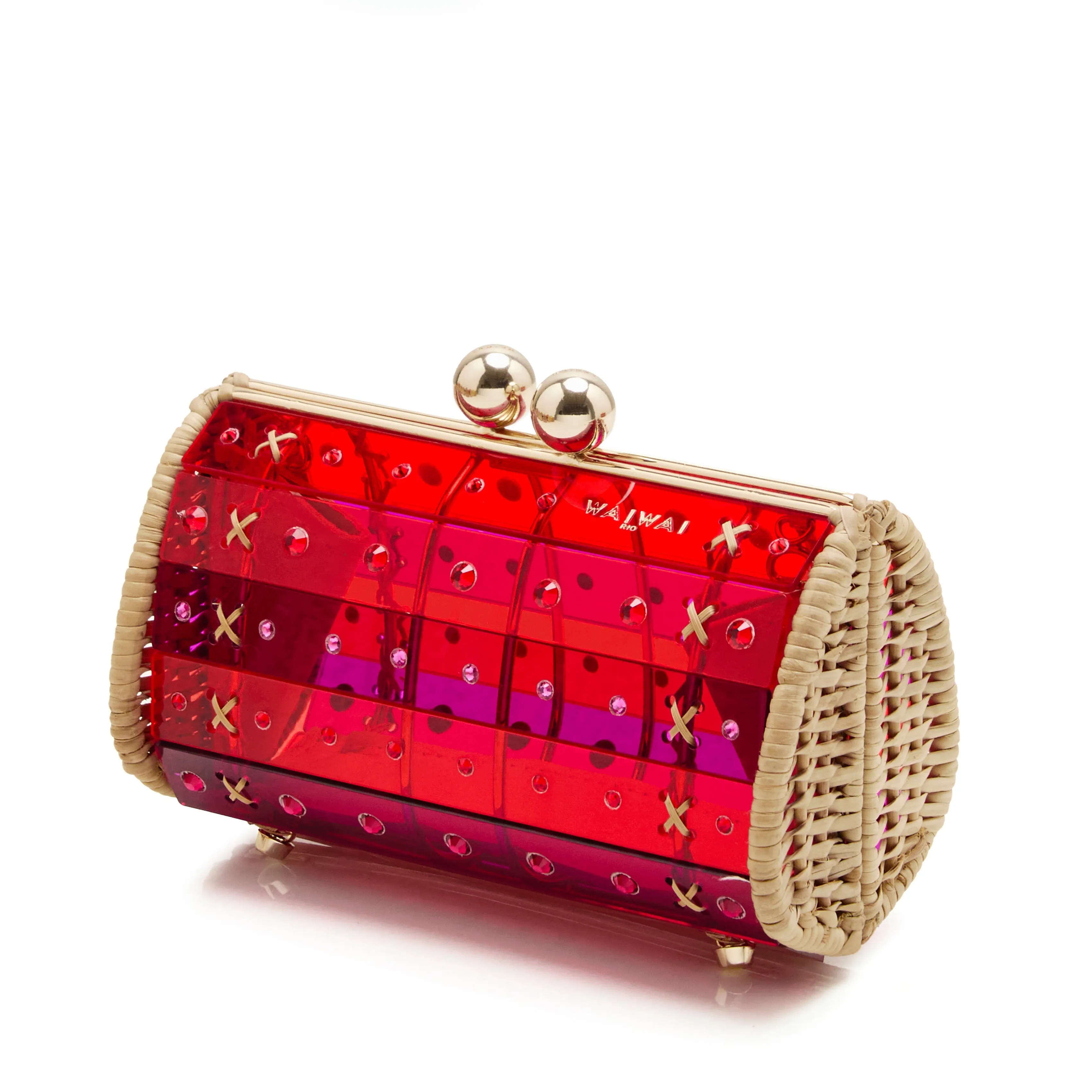 Clutch Strass Gold Campari
