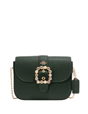 Coach Gemma Crossbody With Jeweled Buckle