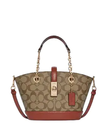 Coach Lane Bucket Bag In Signature Canvas