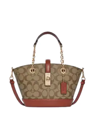 Coach Lane Bucket Bag In Signature Canvas