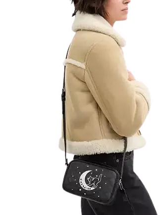 Coach Mini Jamie Camera Bag In Signature Canvas With Halloween Graphic