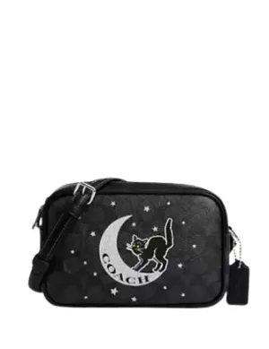 Coach Mini Jamie Camera Bag In Signature Canvas With Halloween Graphic