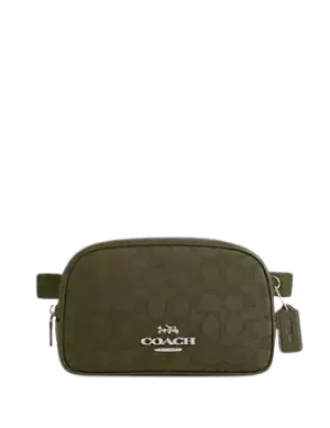 Coach Pace Belt Bag In Signature Jacquard