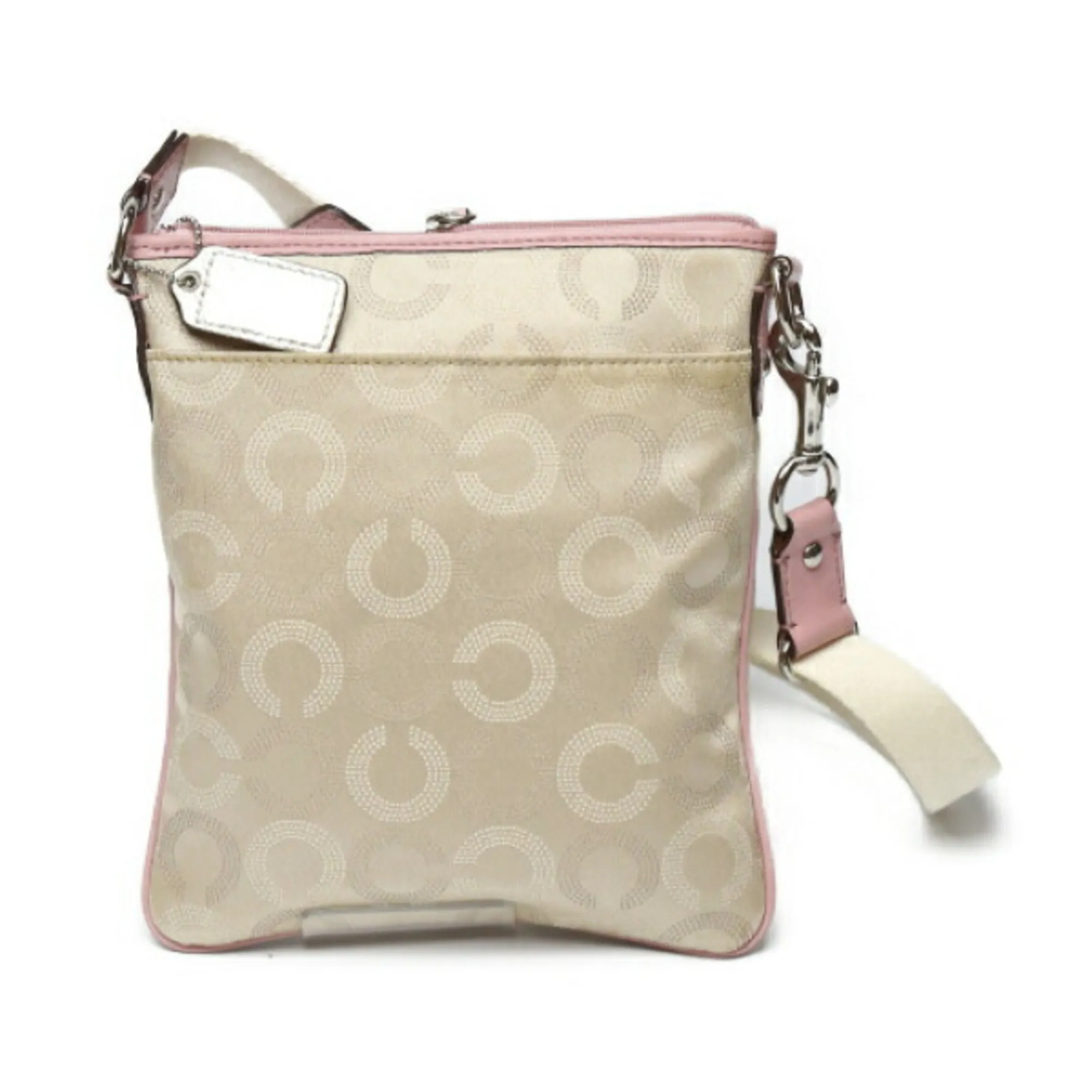 Coach  pink Leather Shoulder Bag (Pre-Owned)