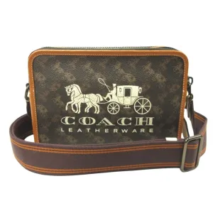 Coach Pvc Leather Shoulder Bag (Pre-Owned)