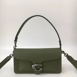 COACH Tabby 26 Shoulder Bag Crossbody Dark Green Leather