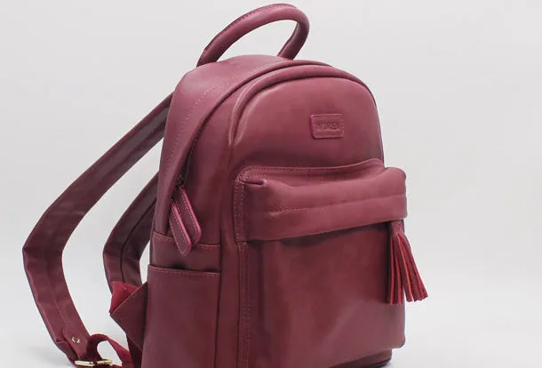 College Leather Womens Backpacks Stylish School Bag for Women