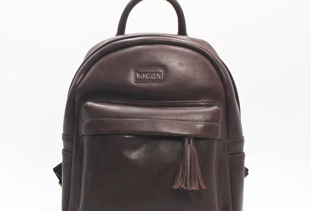 College Leather Womens Backpacks Stylish School Bag for Women