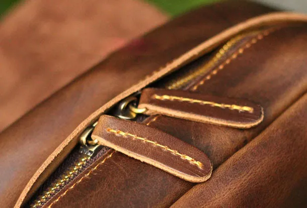 Cool Leather Mens Backpack Travel Backpack Vintage School Backpack for men