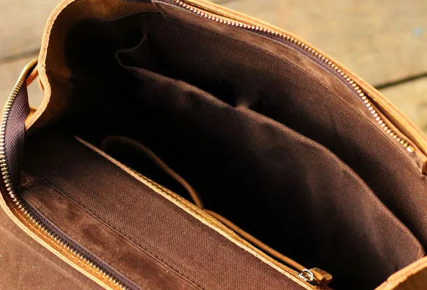 Cool Leather Mens Backpack Vintage Travel Backpack Cool School Backpack for men