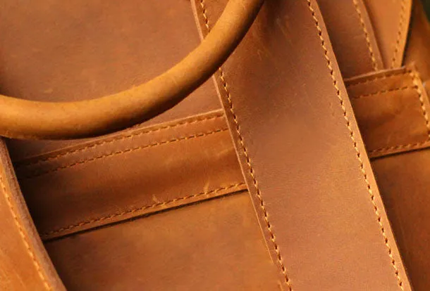 Cool Leather Mens Backpack Vintage Travel Backpack Cool School Backpack for men