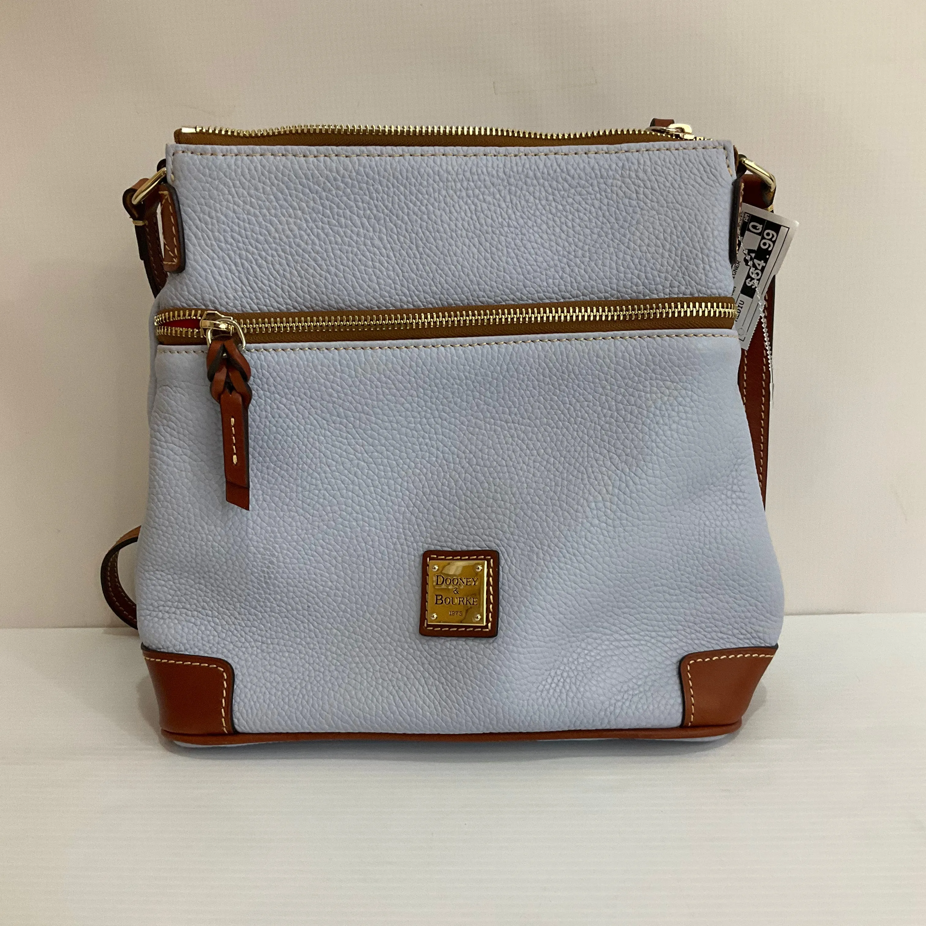 Crossbody Designer By Dooney And Bourke In Black & Brown, Size:Medium