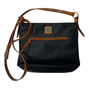 Crossbody Designer By Dooney And Bourke In Black & Brown, Size:Small