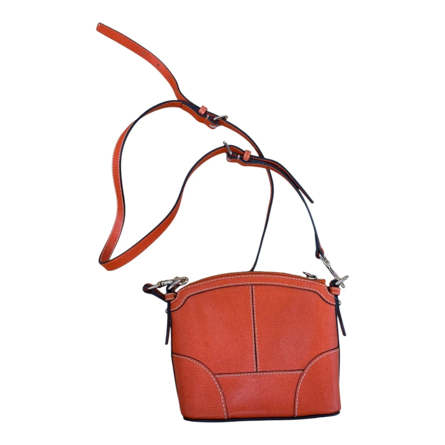 Crossbody Designer By Dooney And Bourke In Orange, Size:Small