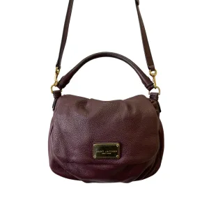 Crossbody Designer By Marc Jacobs In Purple, Size:Medium