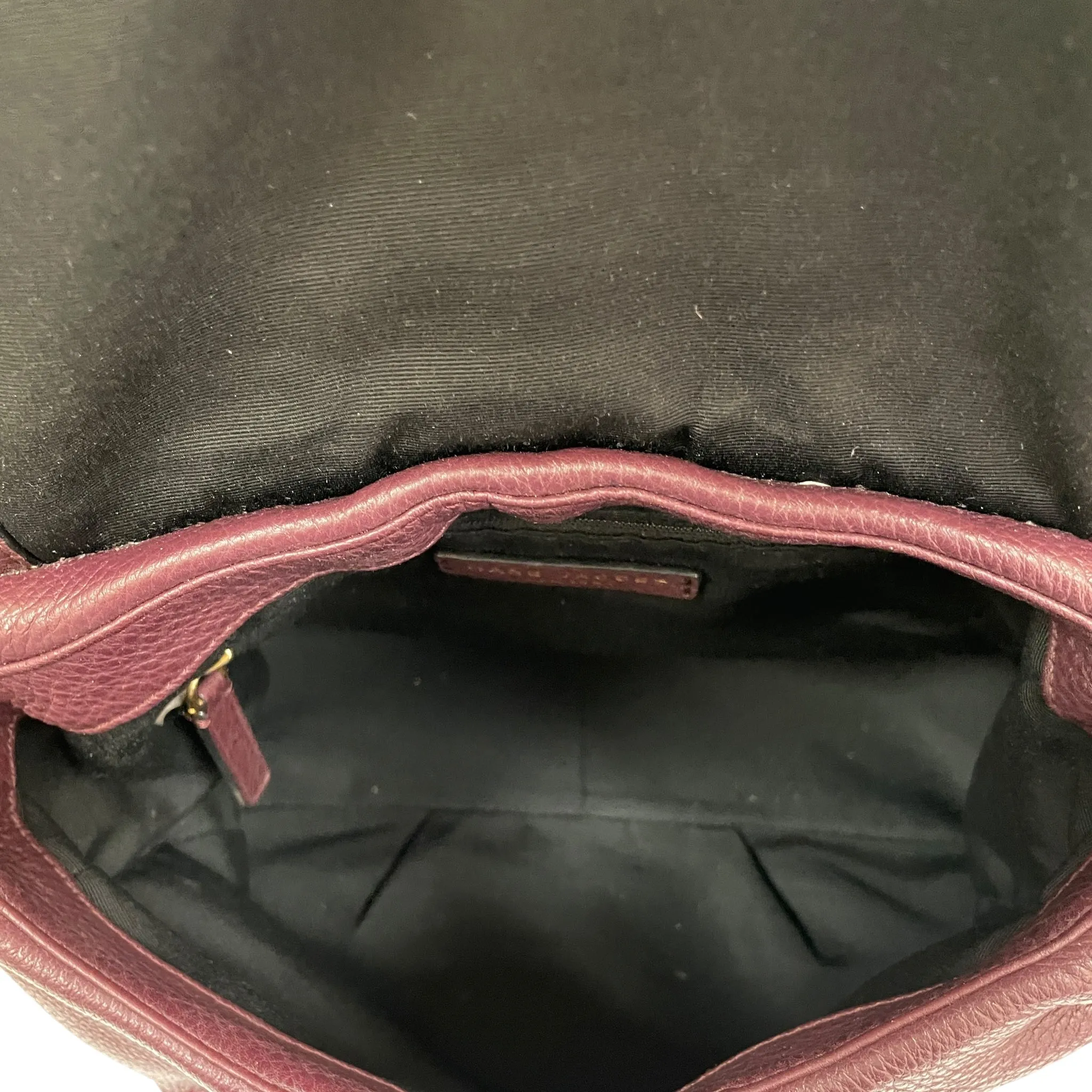 Crossbody Designer By Marc Jacobs In Purple, Size:Medium