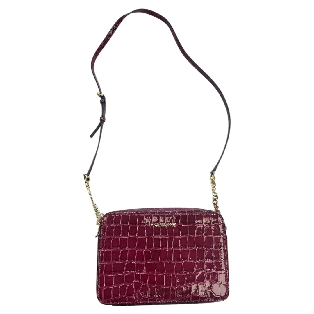 Crossbody Designer By Michael Kors In Red, Size:Large