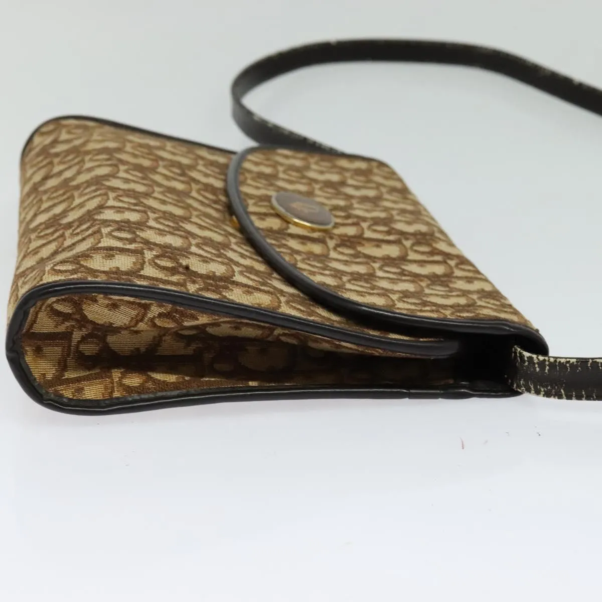 Dior Trotter Canvas Shoulder Bag (Pre-Owned)
