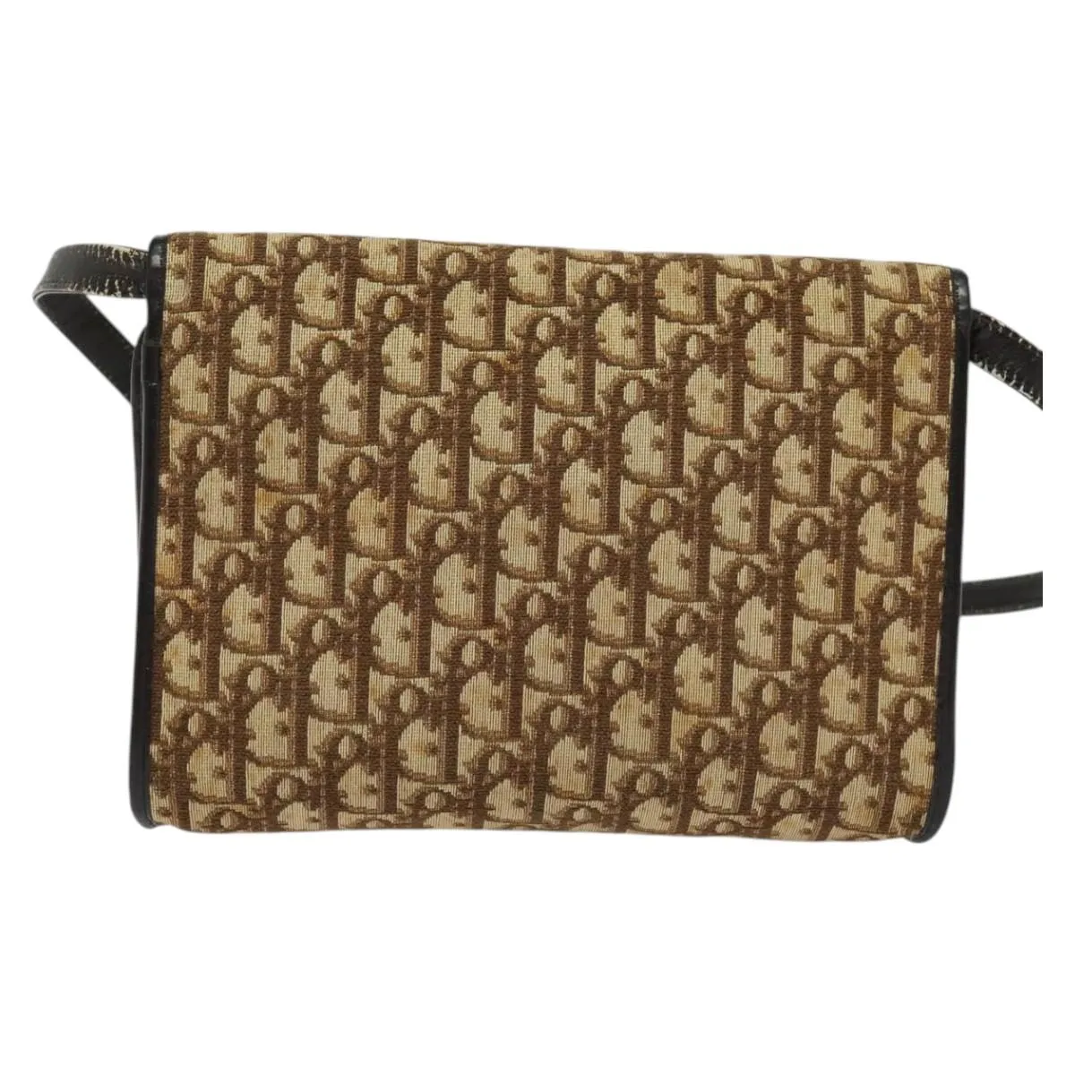 Dior Trotter Canvas Shoulder Bag (Pre-Owned)