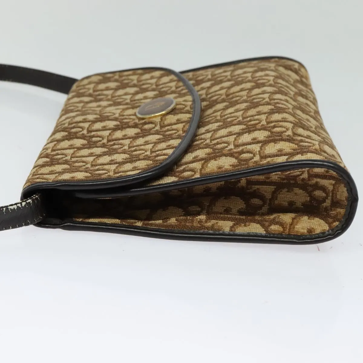 Dior Trotter Canvas Shoulder Bag (Pre-Owned)