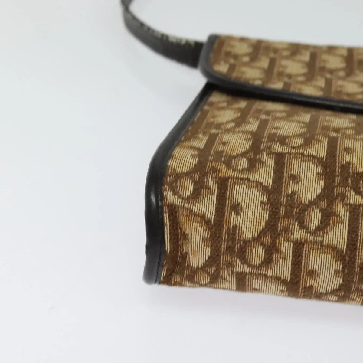 Dior Trotter Canvas Shoulder Bag (Pre-Owned)