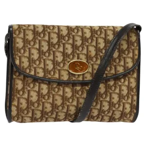 Dior Trotter Canvas Shoulder Bag (Pre-Owned)
